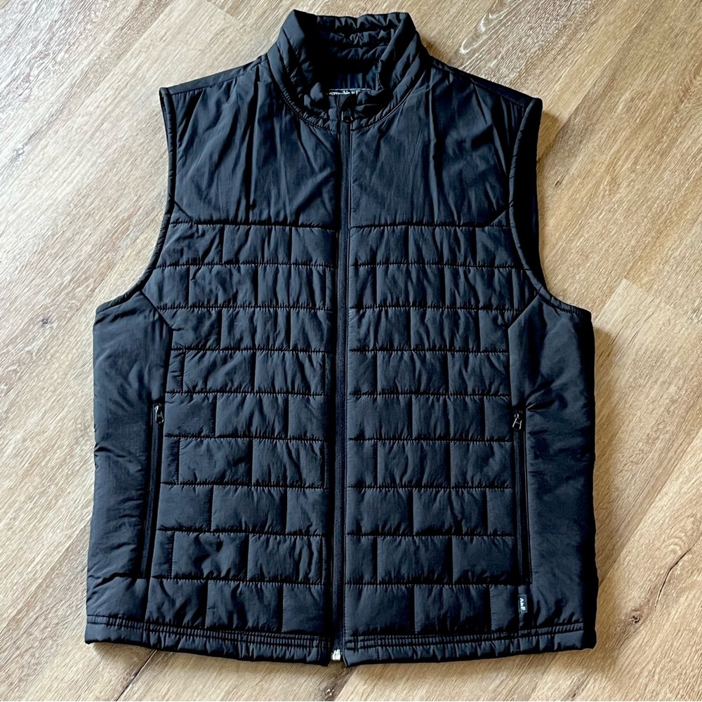 A&F Black Quilted Primaloft Vest
